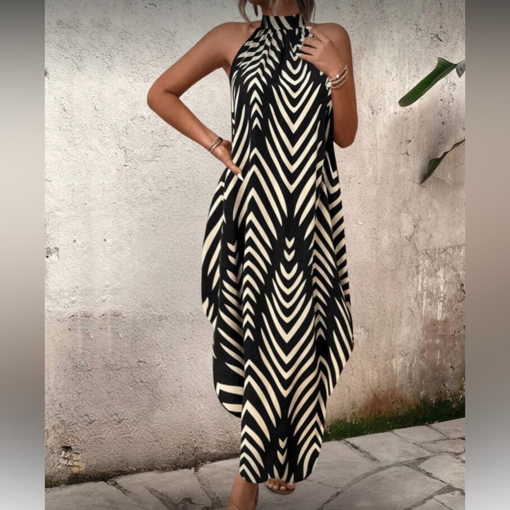 Boho Striped Cami Dress